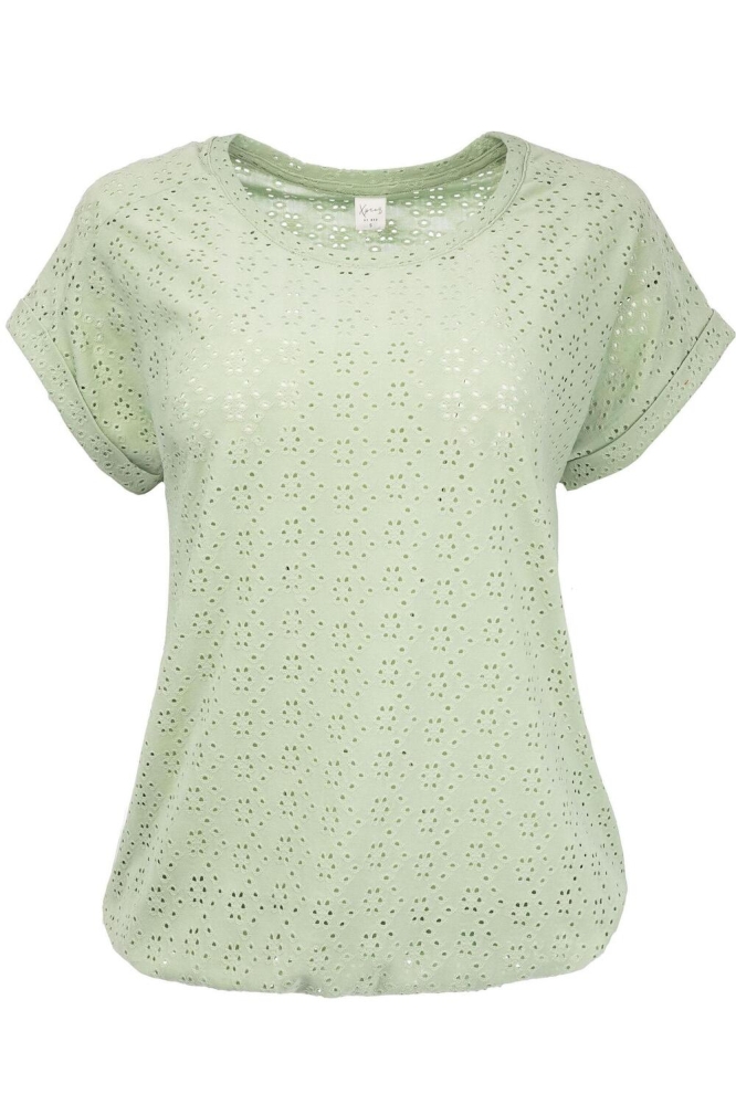 BRISIA AJOUR KNIT 25S4 U155 02 203 mint